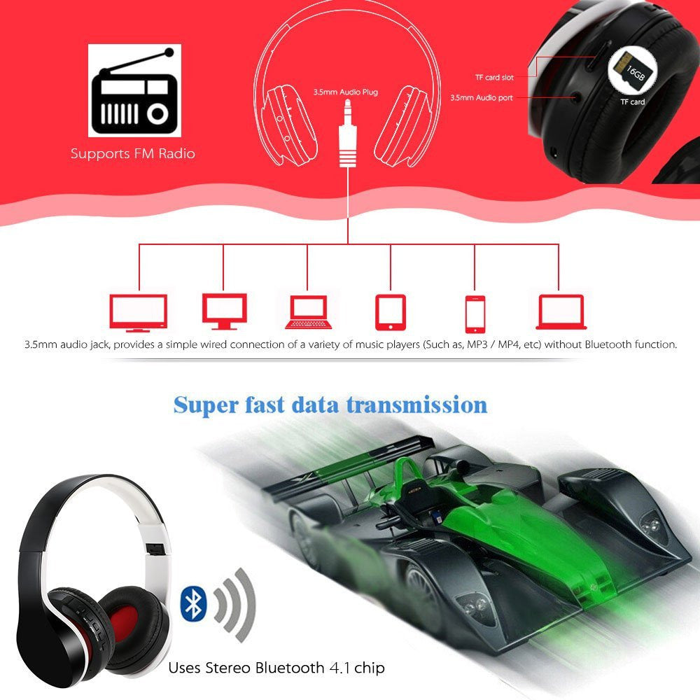 Hieha OY712 Sports Bluetooth Headset - Foldable Waterproof Wireless | SPAWN's
