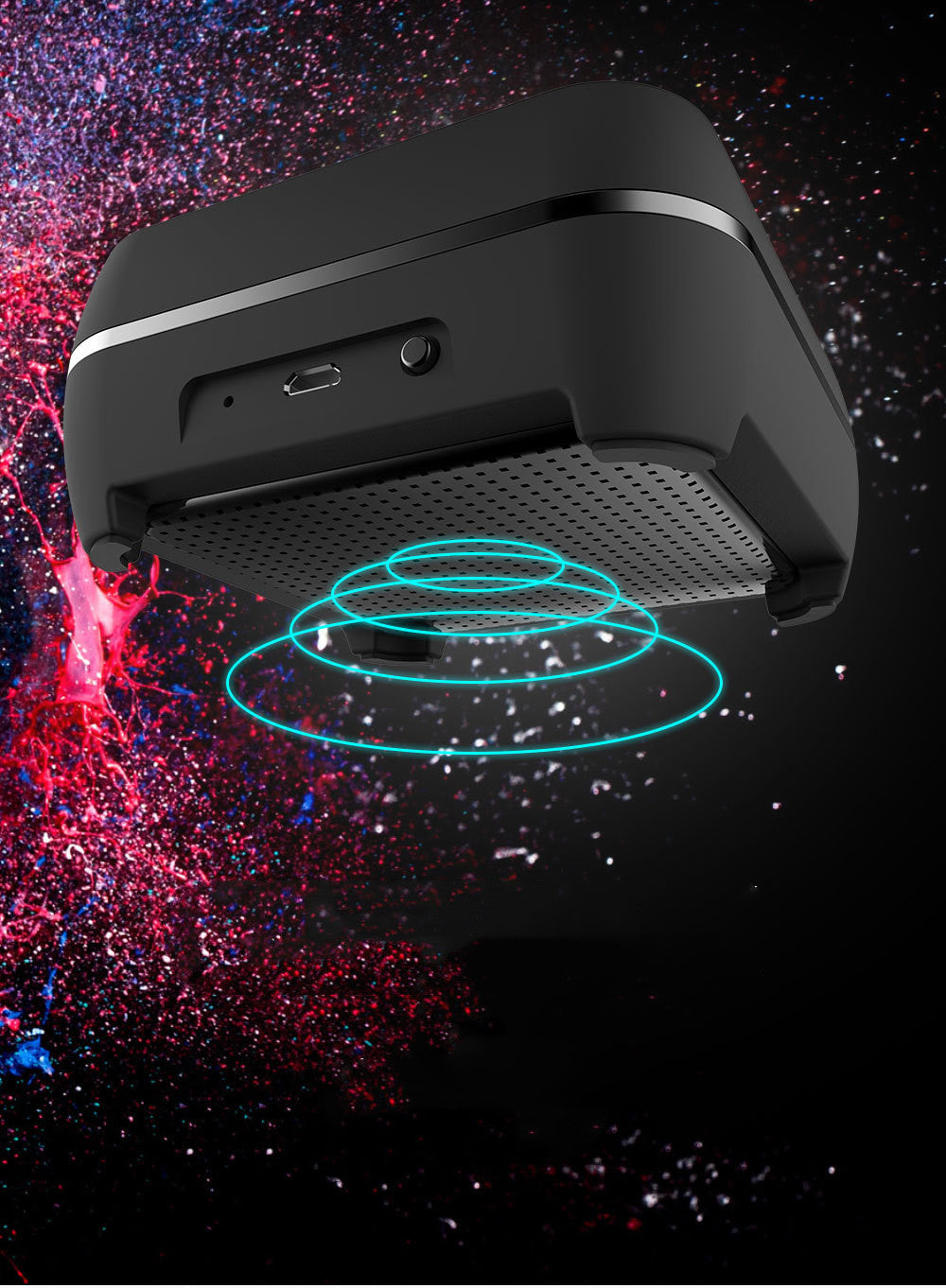 Wireless charging music box player Desktop Wireless charger bracket