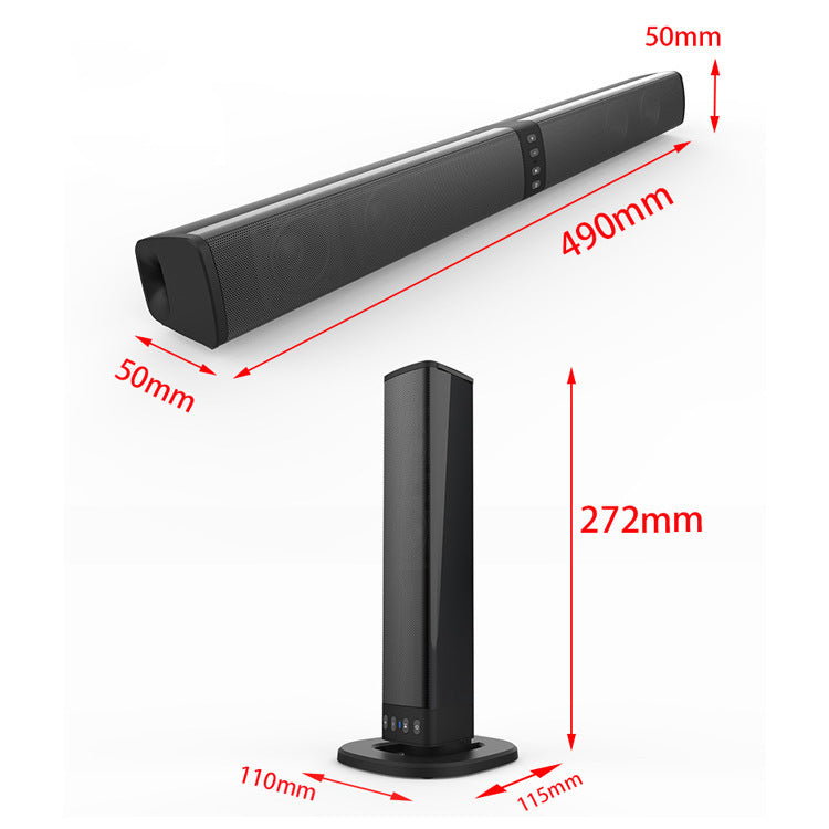 TV Sound Bar Speaker System - Premium Bluetooth Soundbar with Subwoofer & Surround Sound | Home Theater Audio System