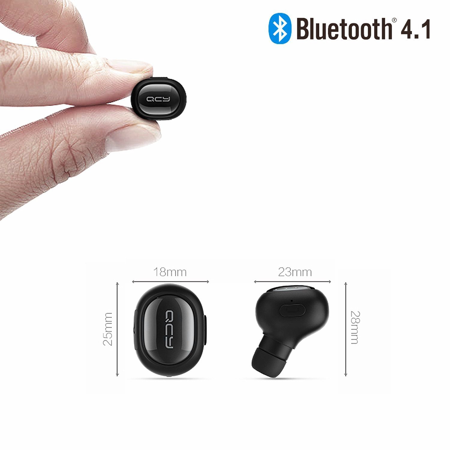 QCY Q26 Car Bluetooth Headset - Wireless Hands-Free Earpiece | SPAWN's