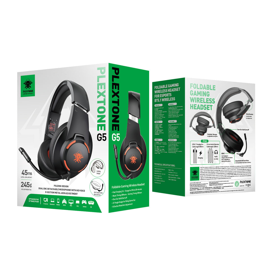 Wireless Gaming Headset - Bluetooth Subwoofer Sports Headphones | SPAWN's
