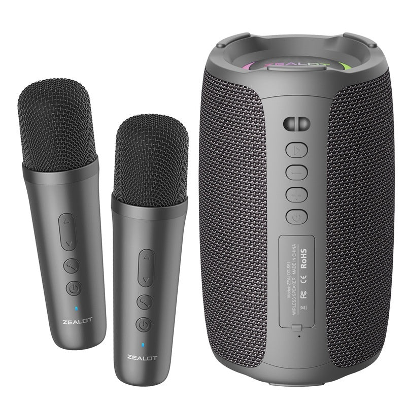 Portable Karaoke Speaker - Wireless Bluetooth Microphone System | SPAWN's