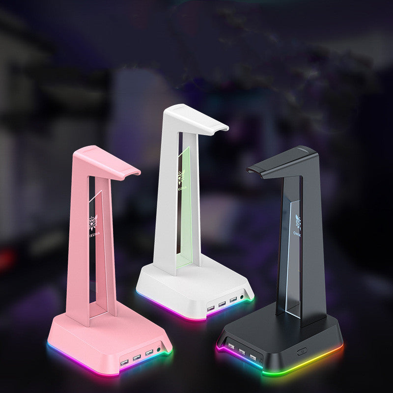 LED Headphone Stand - Illuminated Display Holder RGB Lighting | SPAWN's
