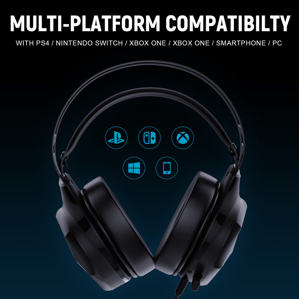 Multi-Platform Gaming Headphones - Wired Universal Headset | SPAWN's
